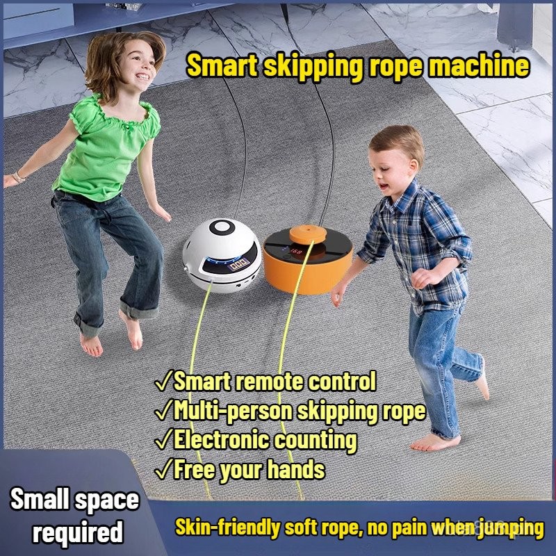 Automatic Rope Skipping Machine, Adjustable Gear Single and Double Rope ...