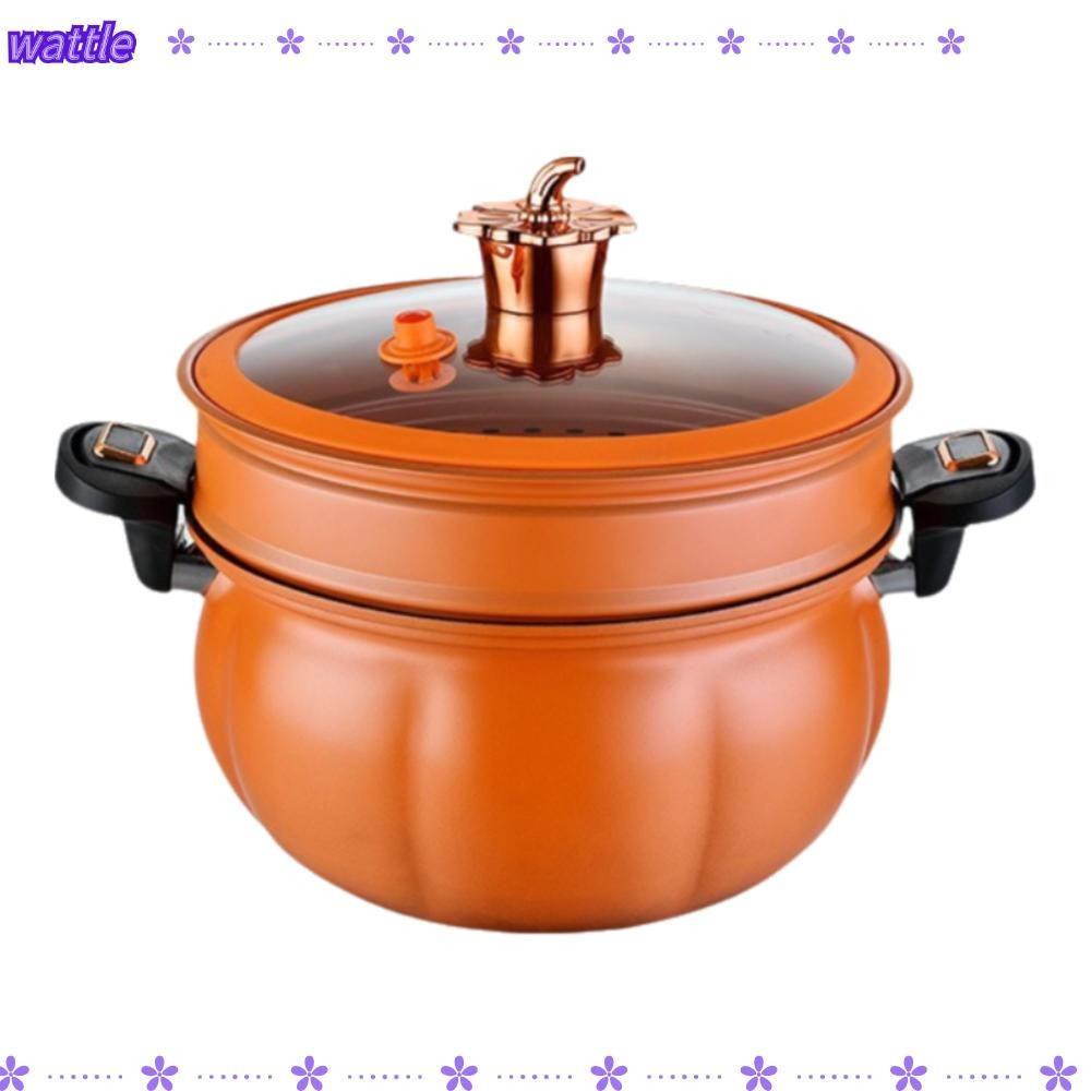 WATTLE Micro-Pressure Pot, 2 Layer 8L Pressure Cooking Pot, Chubby ...