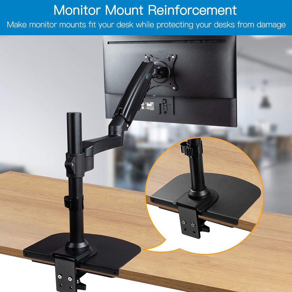 Monitor Arm Reinforcement Plate (Clip-On To Table Leg Pad) | Shopee ...