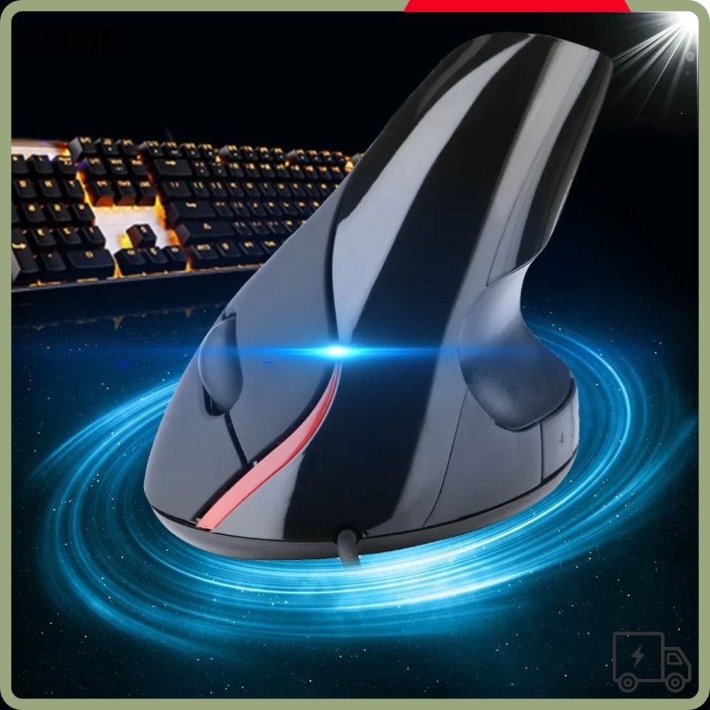 HI-SUHE Vertical Gaming Mouse, USB Connection Ergonomic Design ...
