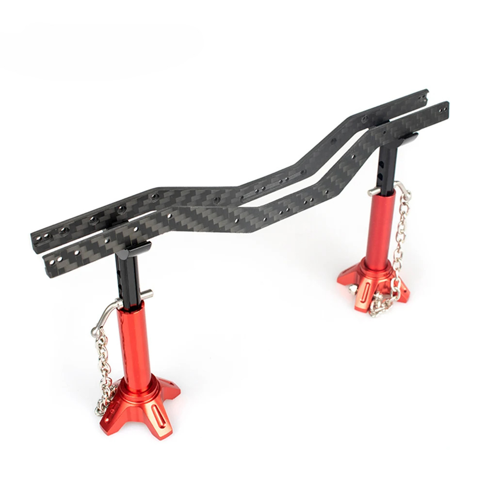 Carbon Fiber Chassis Frame Rails for Axial SCX24 Deadbolt C10 Wrangler ...
