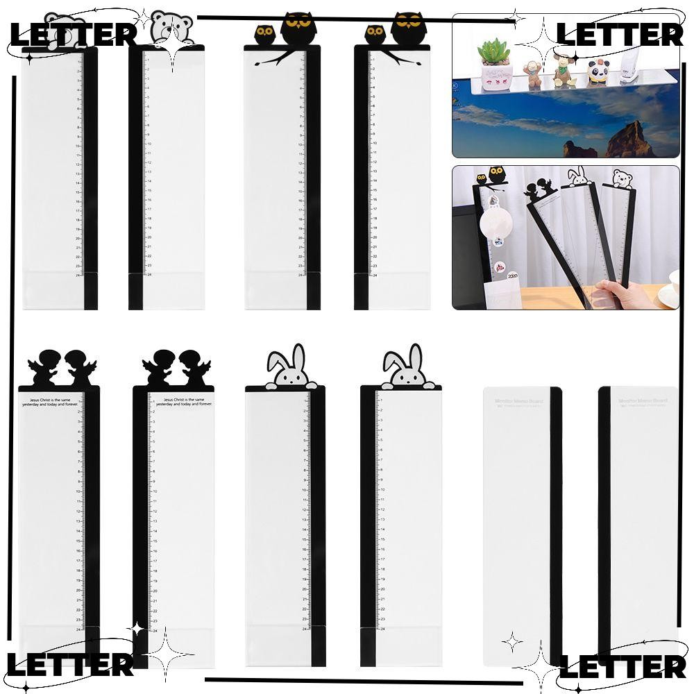 LETTER Message Memo Board Transparent Computer Side Panel Writing ...