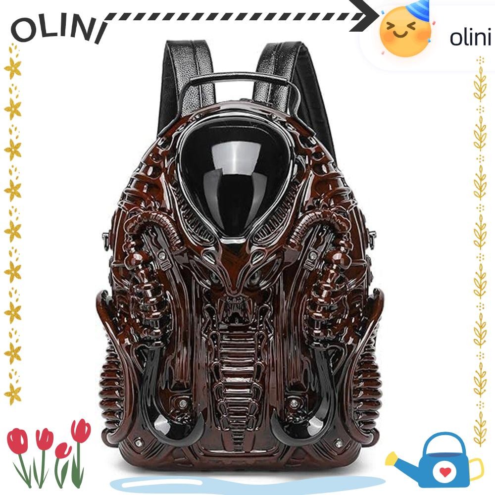 OLINI Xenomorph Shaped Backpack, Y2K Unique Punk Cool Handbag, Creative ...
