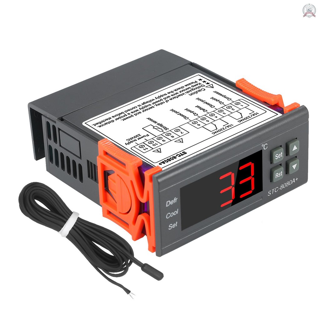 [Fast Ship] Digital Temperature Controller STC-8080A+ Refrigerator ...
