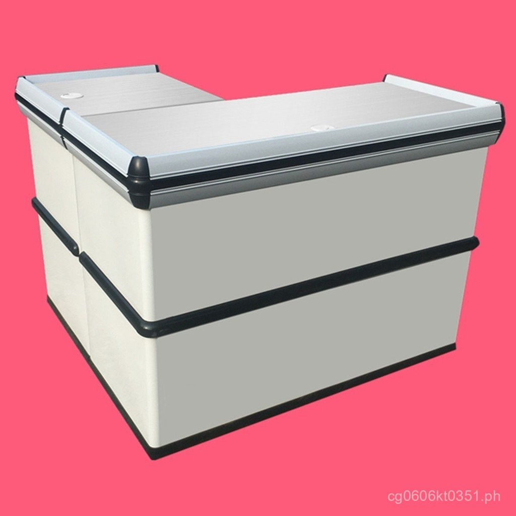 Supermarket Cash Register with Stainless Steel Convenience Store ...