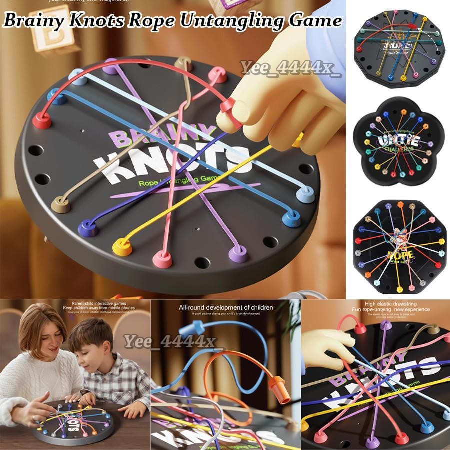 Snowtain Brainy Knots – Jeu De Corde à Démêler – Logique Et Stratégie – Dès 6 Ans