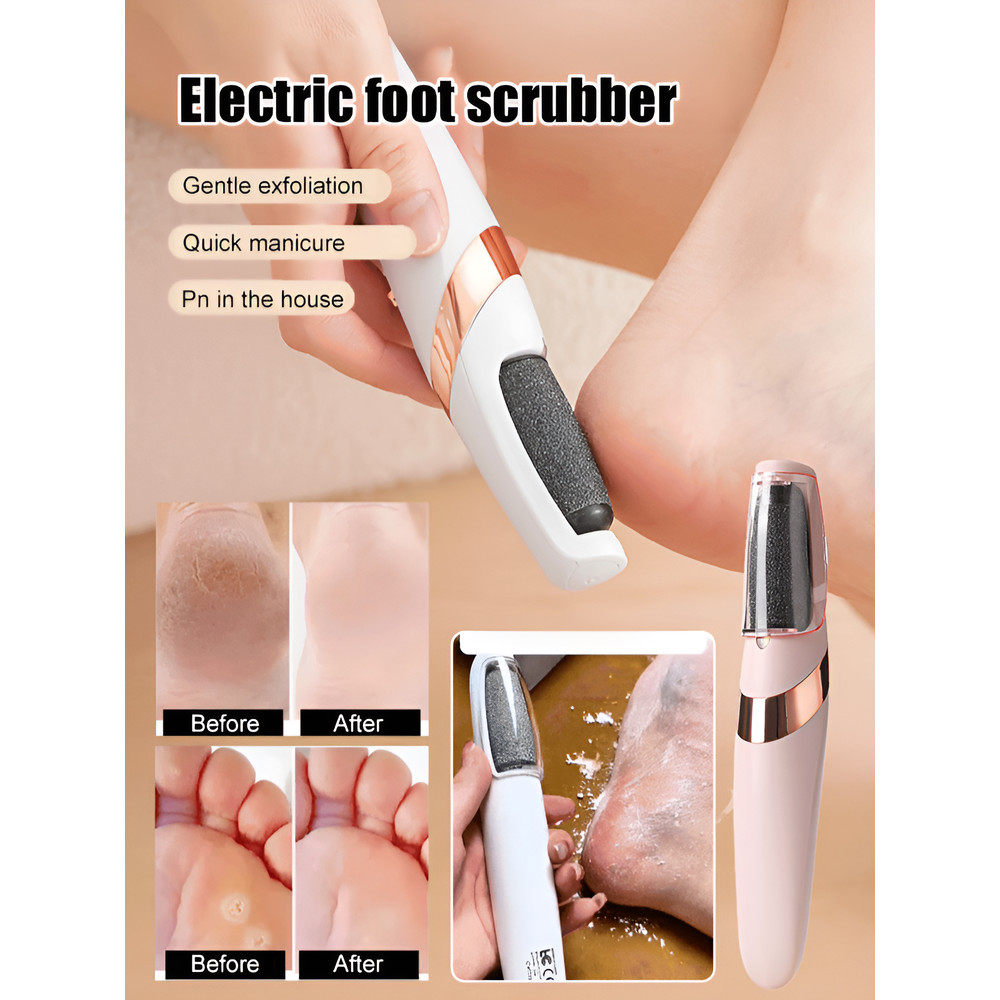 Electric Foot Peeler Pedicure Tools Automatic Foot Scrubber Pedicure ...