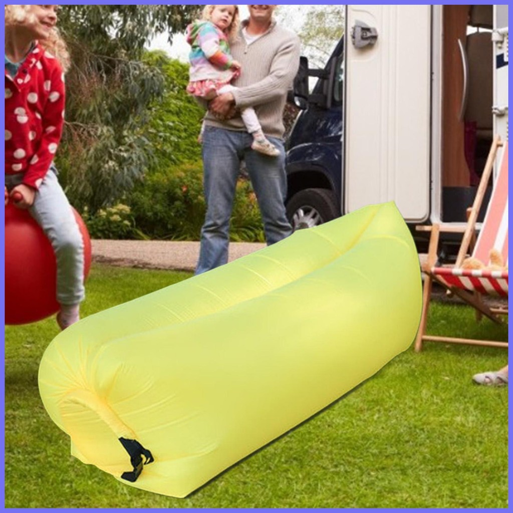 Air Couch Lightweight Inflatable Lounger Heavy-Duty Foldable Storage ...
