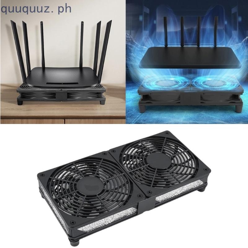 QUU 120mm PC Router Fan Cooling Fan 1800rpm Speed Portable Cooling Fan ...