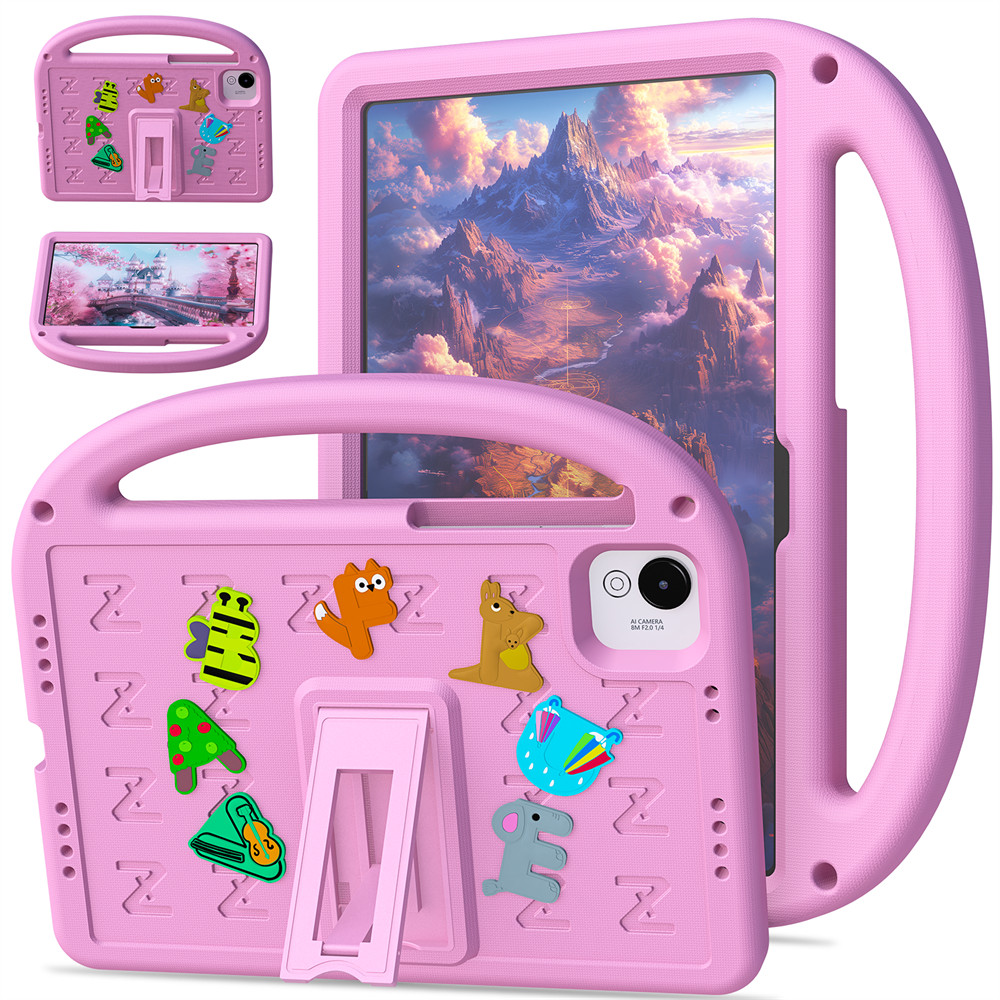 Custodia Per Bambini Per Honor Pad X9 Pro / X9a – Silicone Antiurto A Forma Di Unicorno Con Supporto 360° - 3