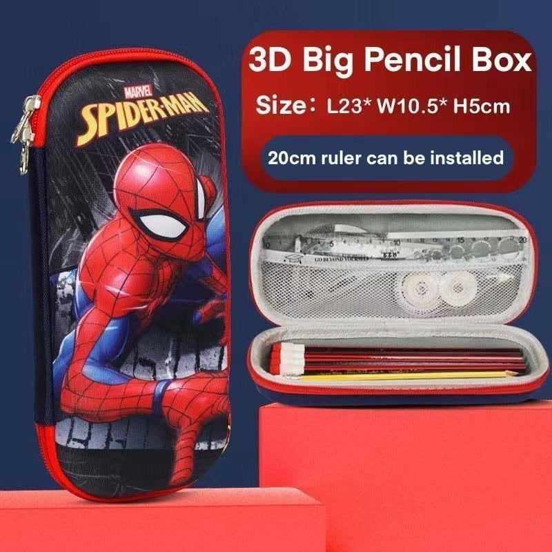Spider-Man Kids' Pencil Case - MARVEL Licensed, Multi-Functional with ...