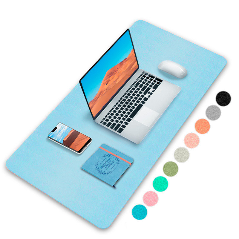 Leather Mouse Pad Large PVC Mouse Computer Desk Pad Desk Study Desk Pad ...