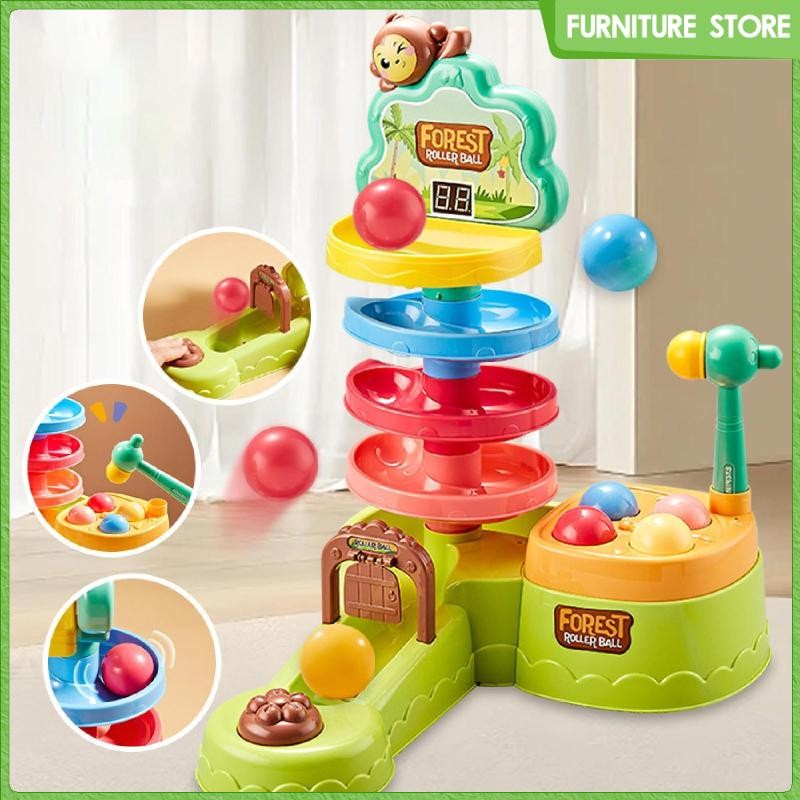 [Wishshopeelxj] Ball Rolling Track Toy Ball Drop and Rolling Run Track ...