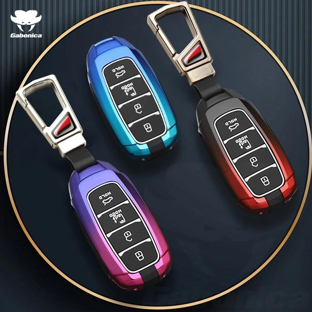 Zinc Alloy Car Key Case Full Cover Shell For Hyundai N LINE Santa I30 ...