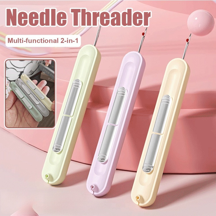 ️Big Sale ️New two-in-one needle threader/ Lightweight and compact ...