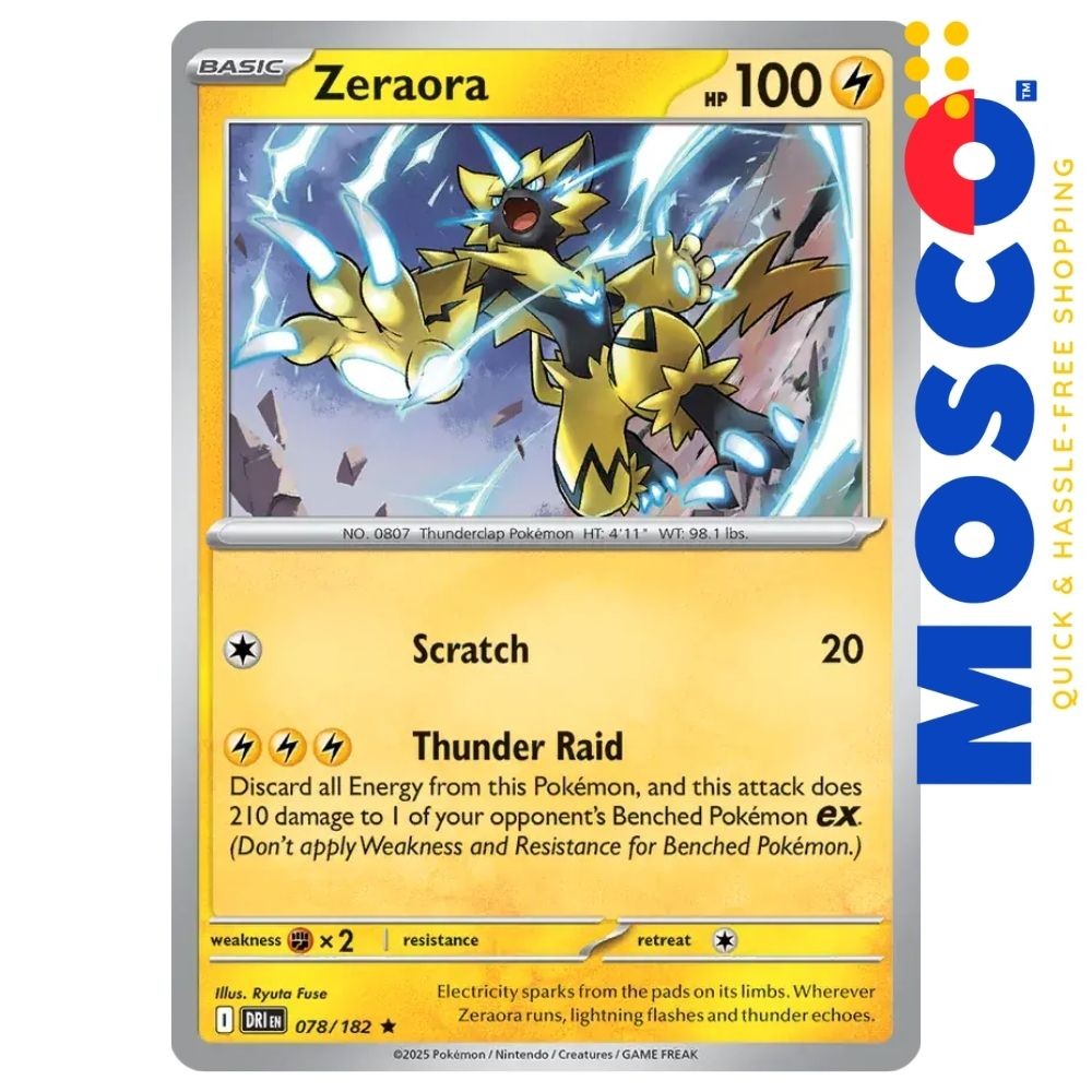 Zeraora - 078/182 Destined Rivals | Pokemon TCG | Shopee Philippines