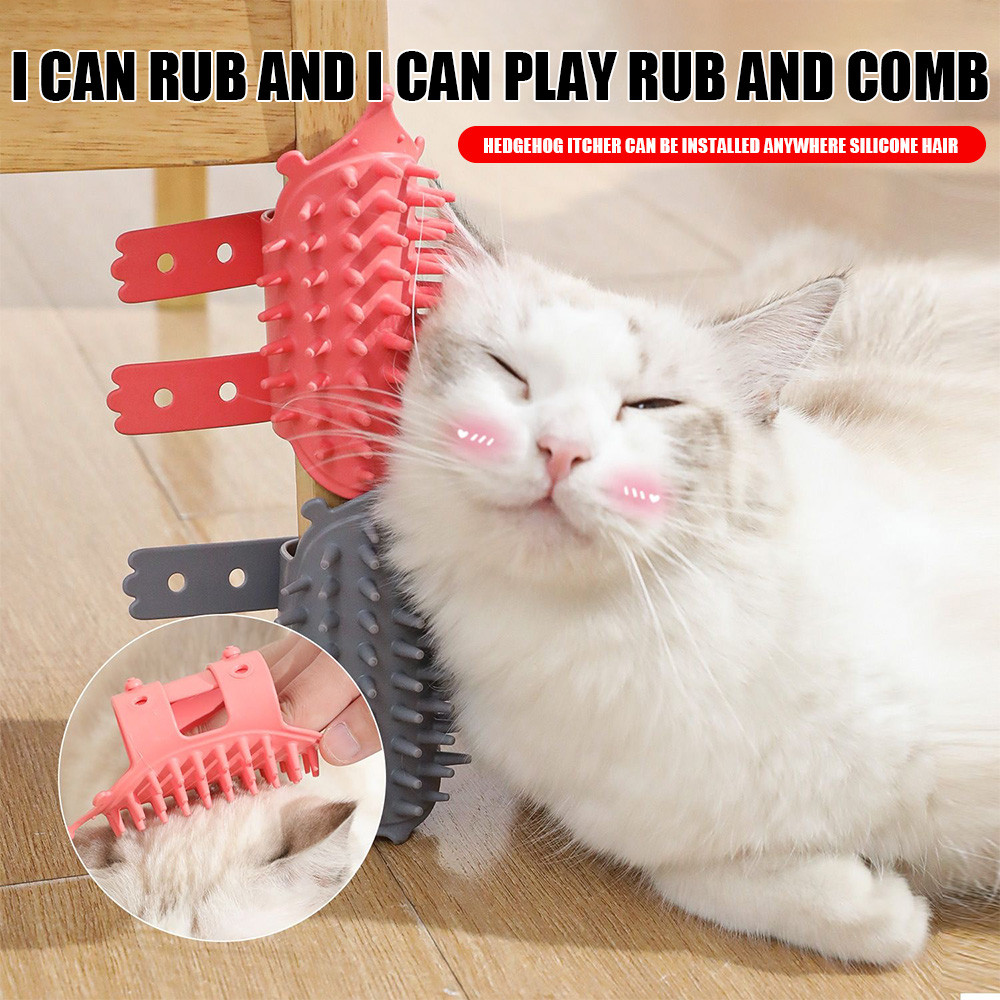 Pet Silicone Scratcher Table Leg Space-Saving Cat Fixed Toy Comb ...