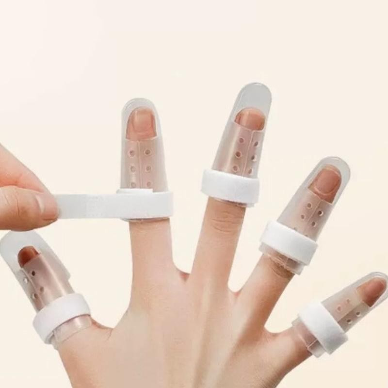 Awhrme Transparent Finger Splint Corrector Adjustable Finger Support ...