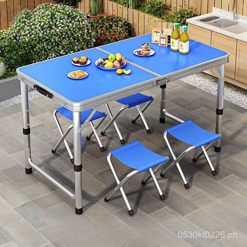 Folding Table with Handle Aluminum Alloy Storage Small Table for Stalls ...