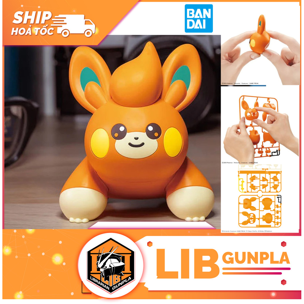 Bandai Pokemon PLAMO COLLECTION Pawmi assembly model toy | Shopee ...