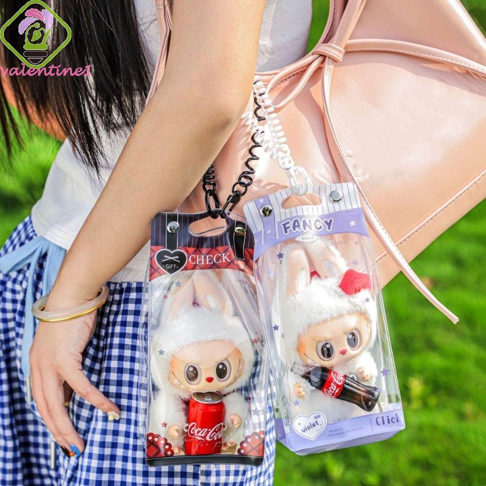 AVALENTINE Labubu Display Bag, Transparent Protector Case Labubu ...