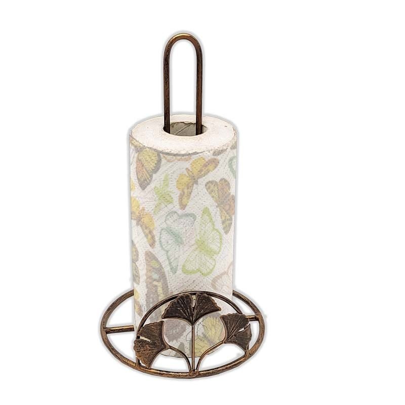 Ginkgo Leaf Storage Rack Cloth Storage Film Roll Paper Rack Desktop ...