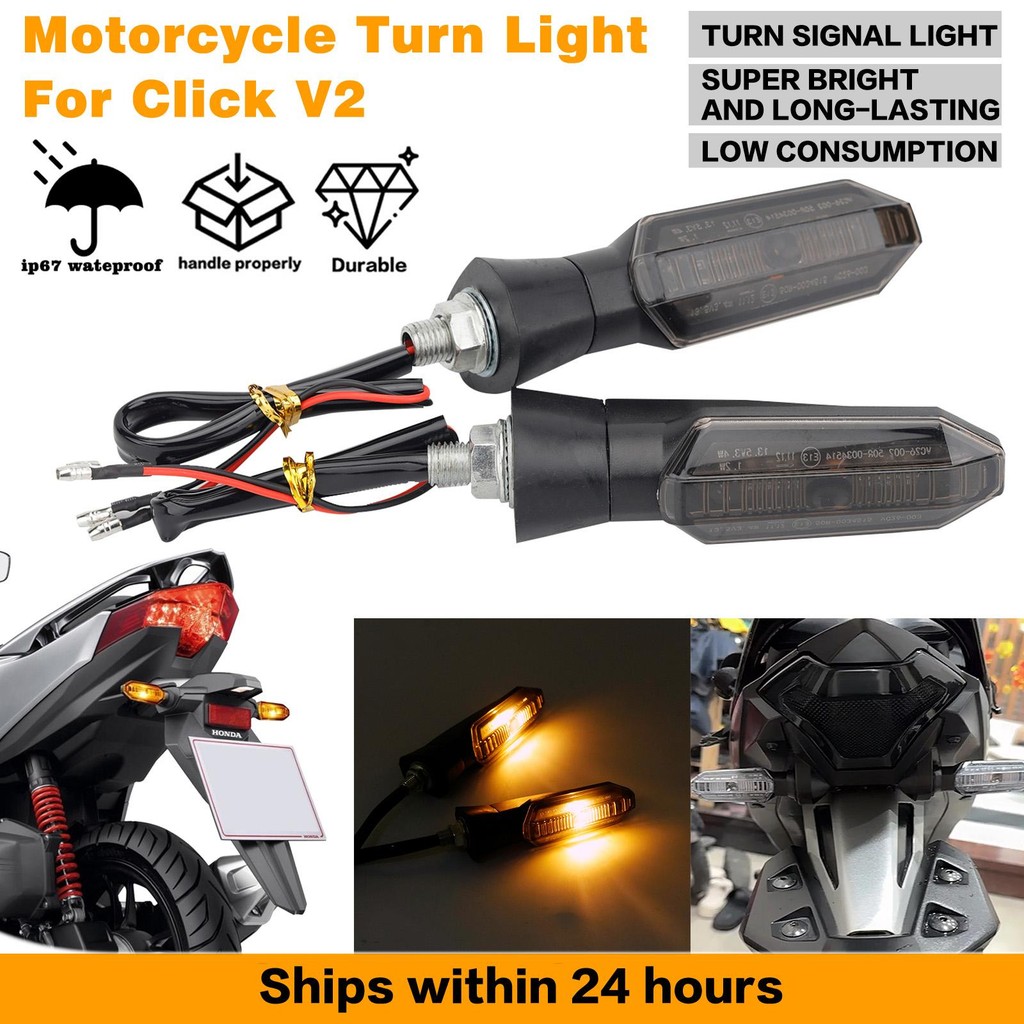 MOKOTO HONDA CLICK 125 / 150 V2 /160 LED TURN SIGNAL LIGHTS AMBER ...
