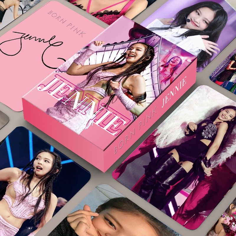 55 Cartes Photo Blackpink - Photocards Kpop 5,7x8,6 Cm - Album Born Pink World Tour - Cadeau Fan - 11
