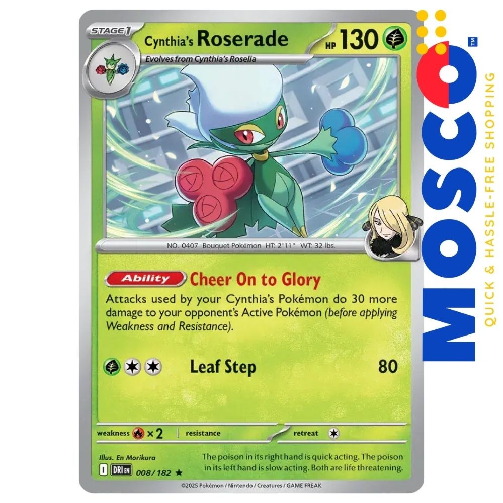 Cynthia's Roserade - 008/182 Destined Rivals | Pokemon TCG | Shopee ...