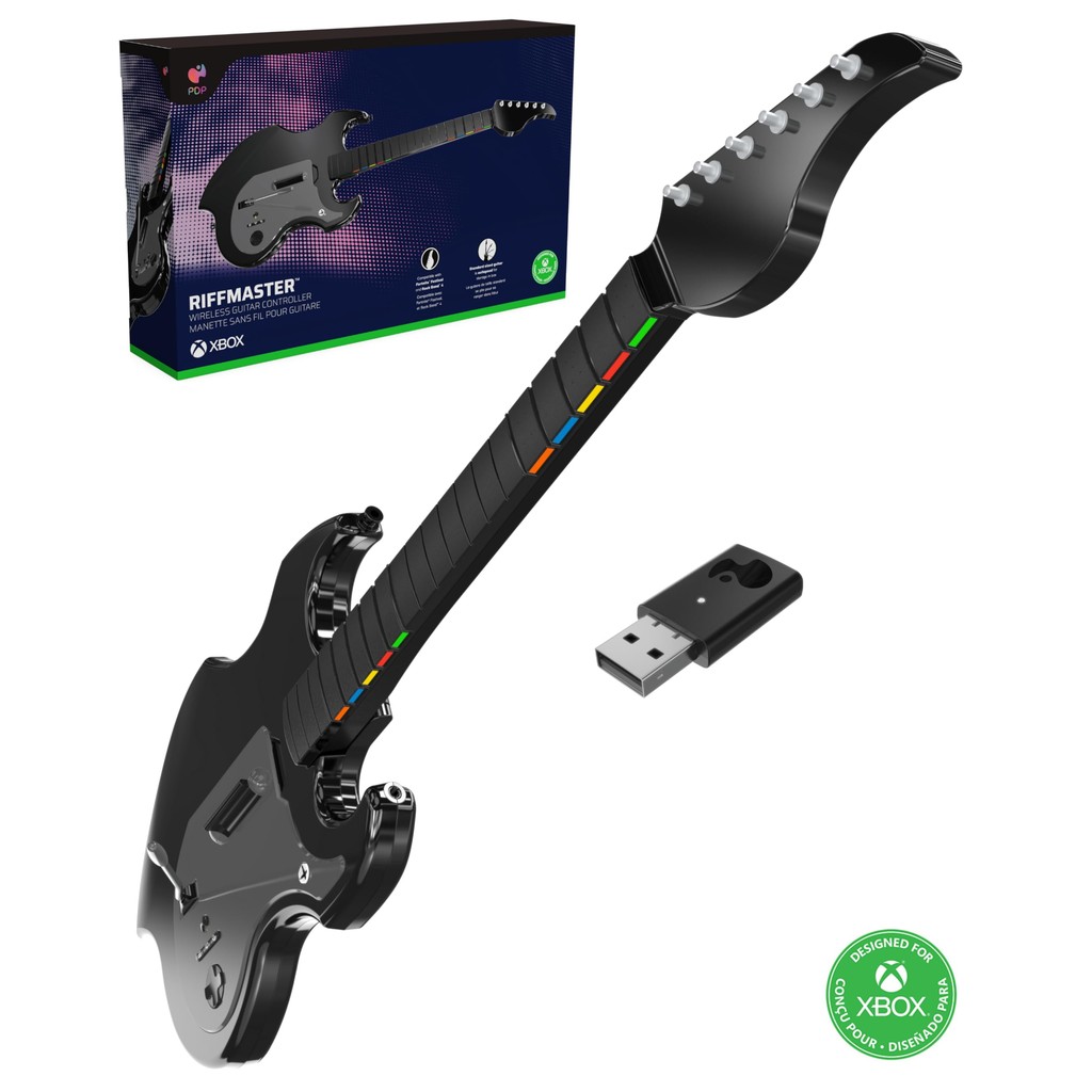 [Officially licensed Xbox product] PDP RiffMaster Wireless Guitar ...