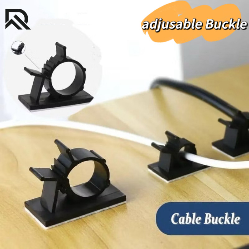 1Pcs Adjustable Cable Clips Cable Organizer Desk Wall Computer ...