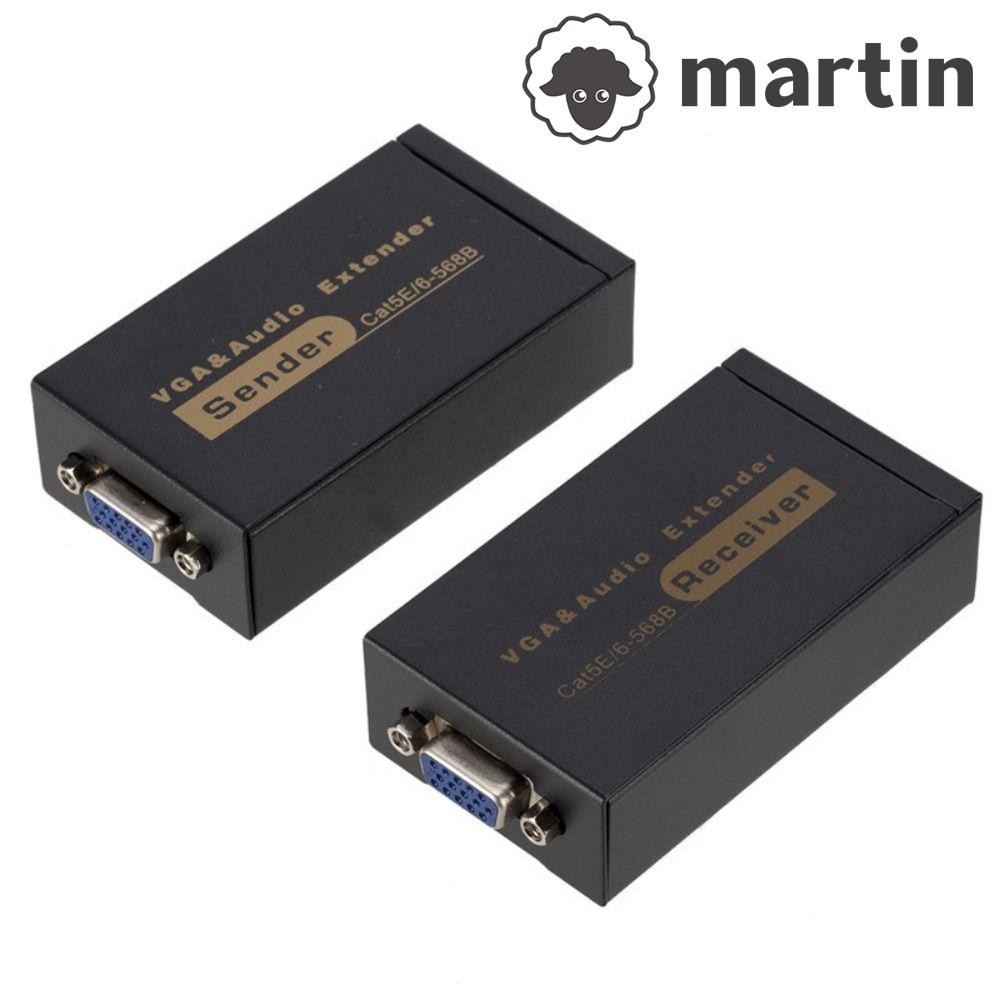 MARTIN VGA 100M Video Audio Extender, VGA To RJ45 Receiver&Sender VGA ...