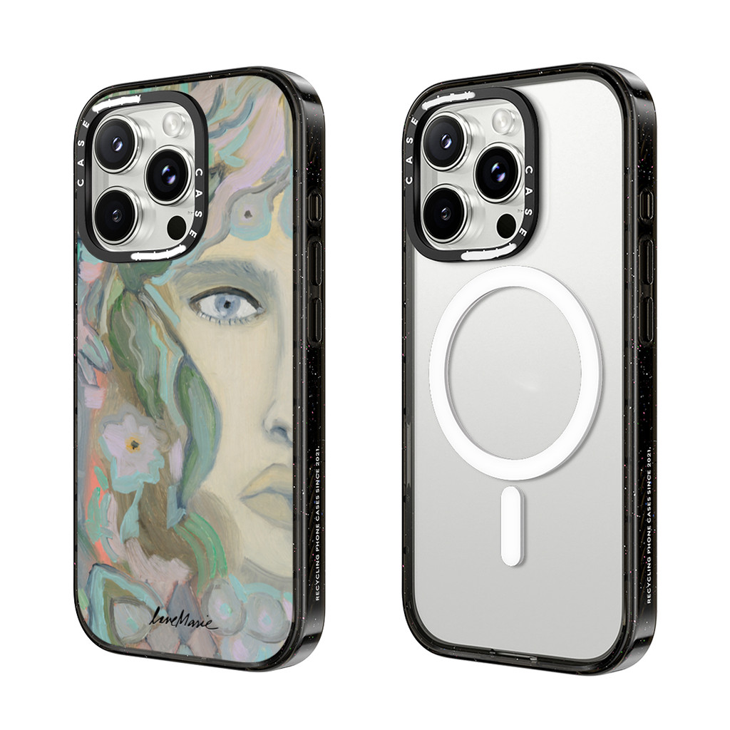 CASECASE X Heart Evangelista Incandescent Phone Case Black Edge