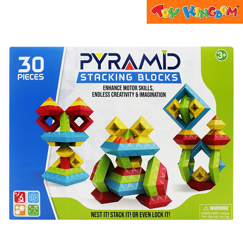 KidShop Blocks 30pcs Pyramid Stacking Blocks | Shopee Philippines