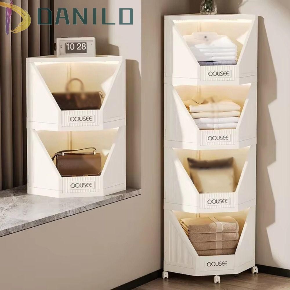 DANILO1 Kitchen Storage Container, Plastic Sturdy Kitchen Organizer ...