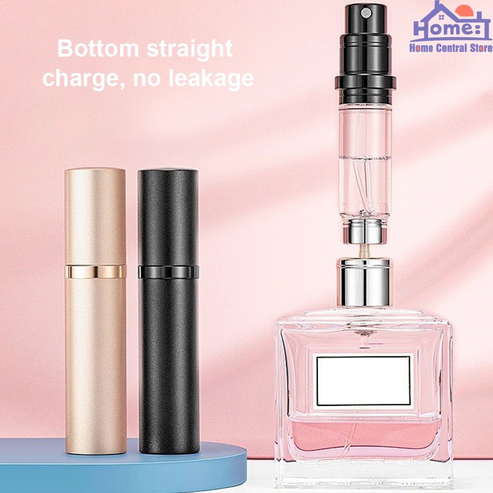 ML Portable Perfume Spray Bottle Aluminum Travel Refillable Mini Bottle  Perfume Bottles with Pump Liquid