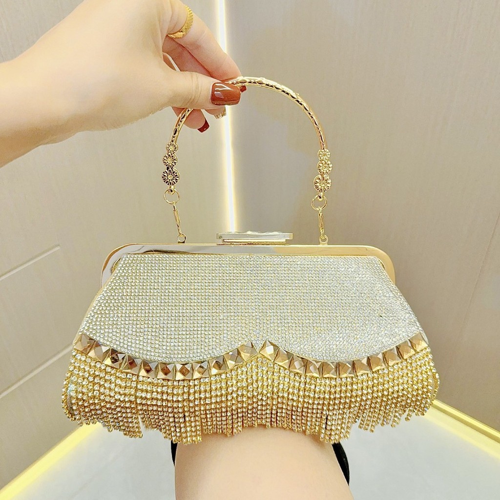 Wedding formal hand bag Evening handbag for women elegant Fashion diamond  Evening Clutch Bag