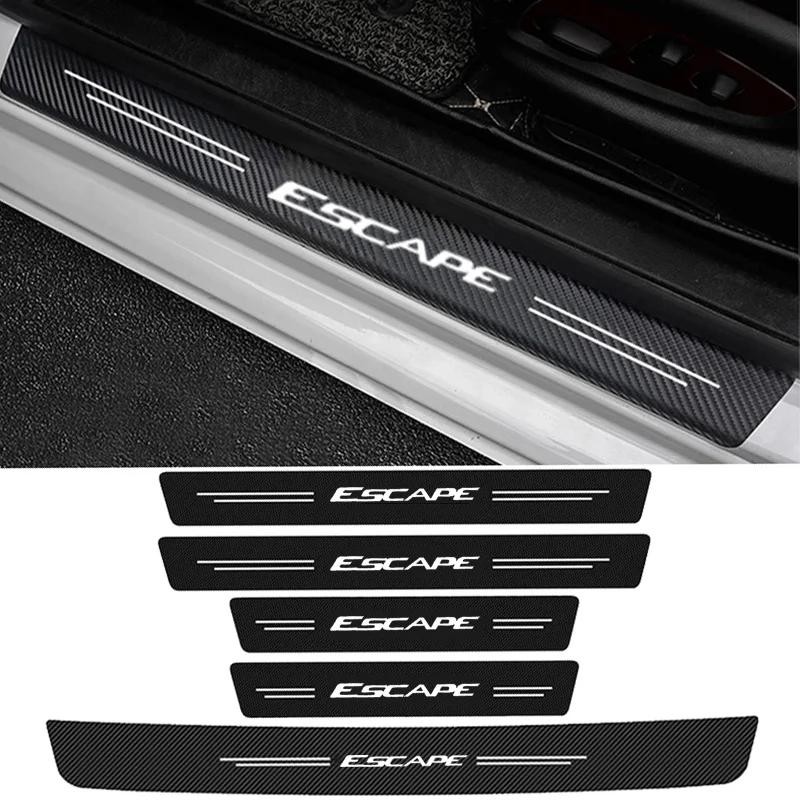 Car Door Threshold Sill Protective Rear Trunk Bumper Guard Sticker ...