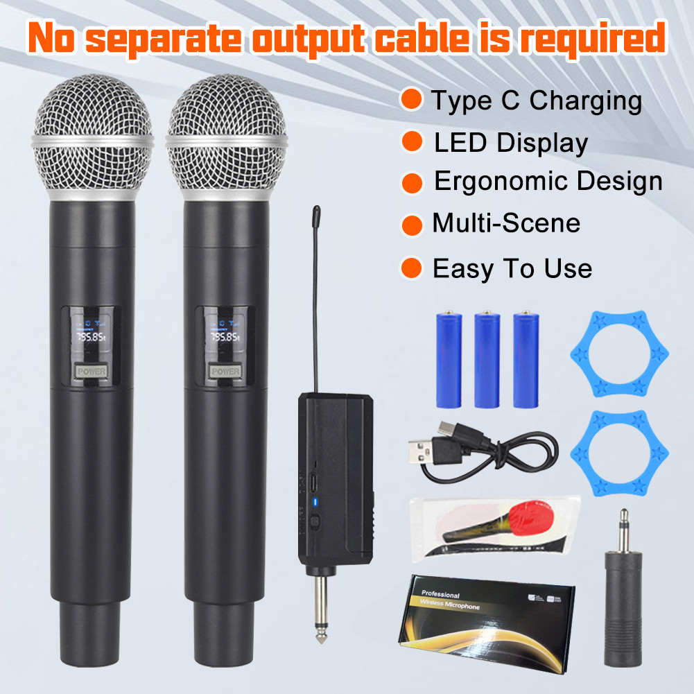 Teaching LED Display Dual Floating Type C Charging Portable Wireless ...