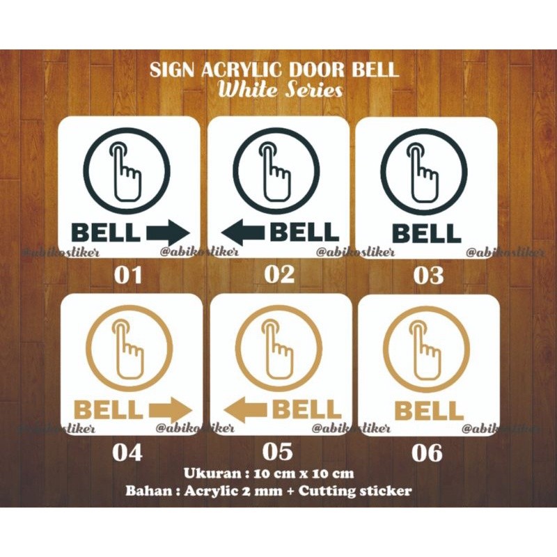 Acrylic DOOR Sign - DOOR Bell - Cafe / Home / Restaurant Signage / Bill ...