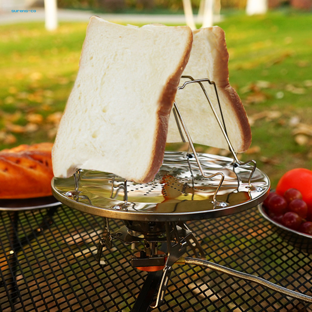 Camp Stove Toaster Stainless Steel Toaster Portable Stainless Steel ...