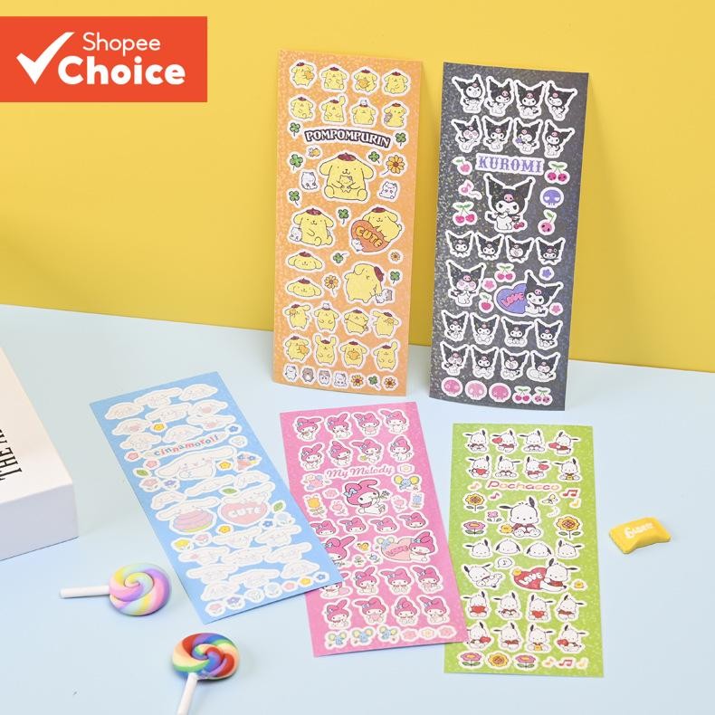1sheet Cute Cartoon Stickers Diy Computer Washi Scrapbooking Laptop ...