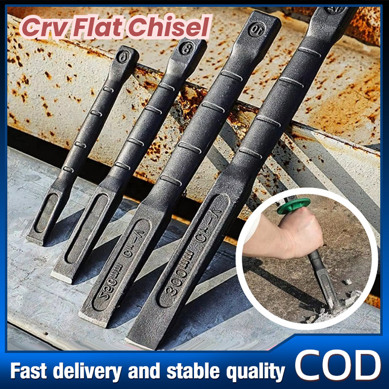 8/10 Inch Industrial Grade Flat Chisel Chrome Vanadium Steel Forged ...