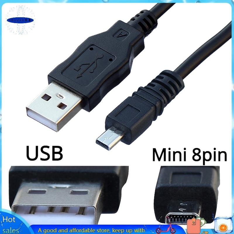 【chuyan58】UC-E6 Data Cable Digital Camera USB Mini 8 Pin Universal for ...
