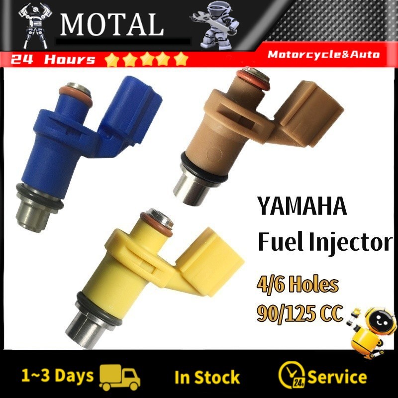 Fuel Injector For YAMAHA Motorcycle 4/6 Holes 90CC/125CC MIO I 125 /MIO ...