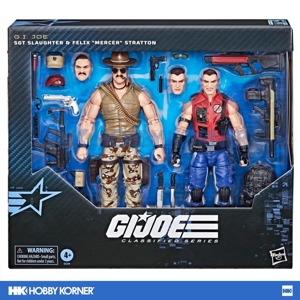 (IN STOCK - DAMAGED BOX) HASBRO G1234 G.I.Joe Classified Sgt Slaughter ...