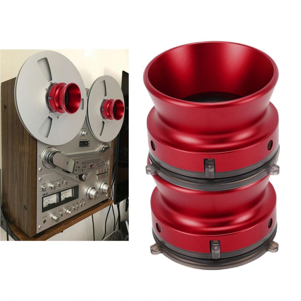 NAB Reel Hub Adapters - 10 Inch Aluminium Voor Studer ReVox, Akai, Teac Tape Recorders (1 Paar)