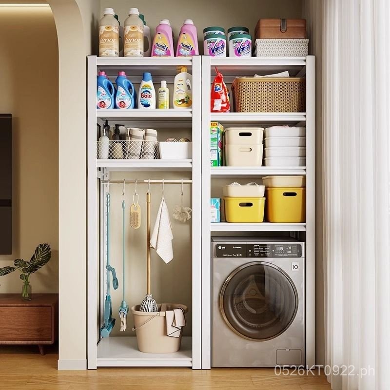 Washing Machine Suitcase Storage Rack Angle Steel High Leg Storage Rack ...