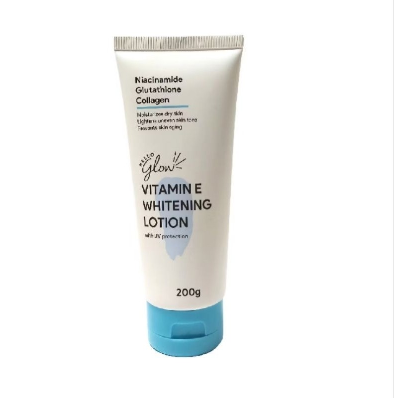 Hello Glow Vitamin E Whitening Lotion Niacinamide Glutathione Collagen ...