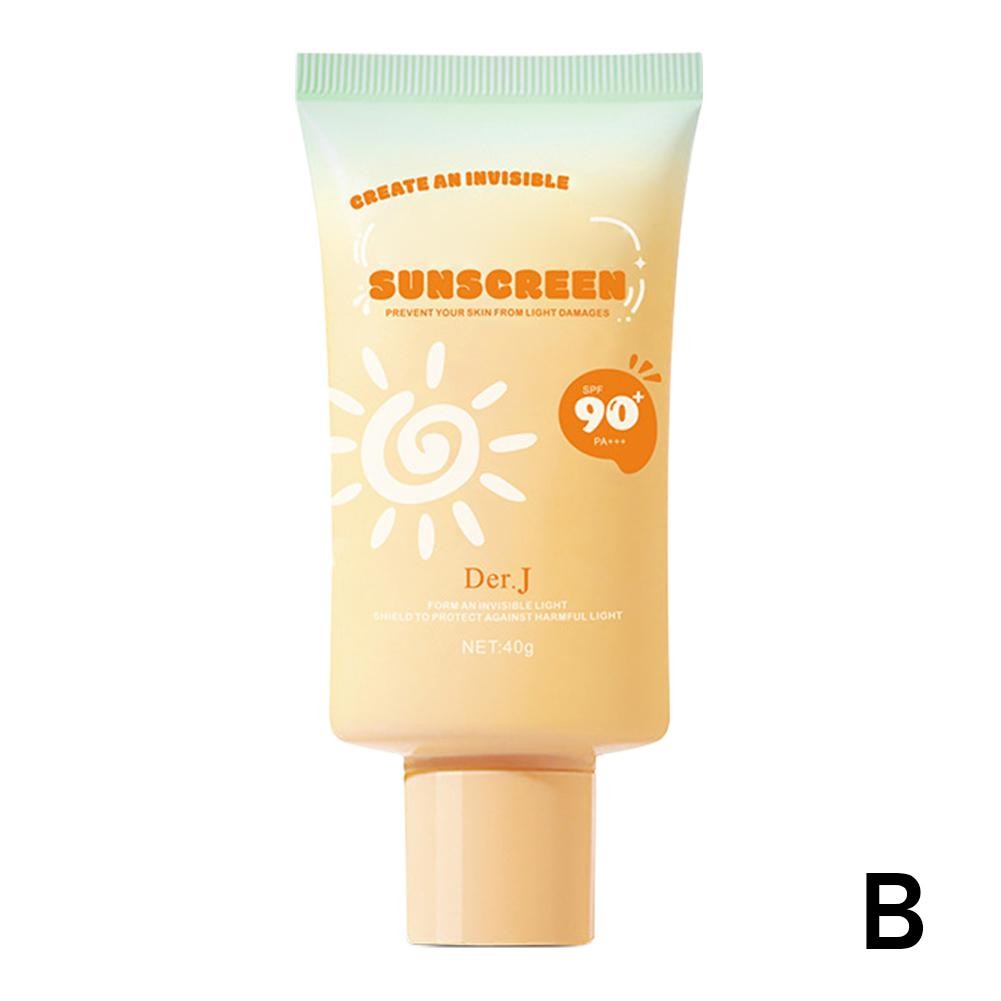 Der.j Sunscreen Spf 90 Sunblock Cream Water Based Face Body Screen Sun ...